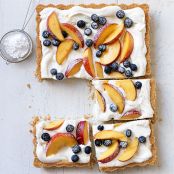 Cream, Berry and Nectarine Tart