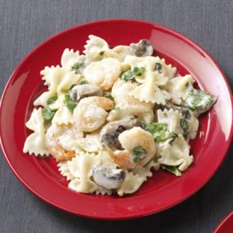 Pasta with Shrimp & Basil Recipe