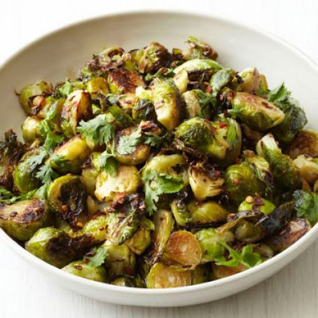 Roasted Garlic Brussel Sprouts 