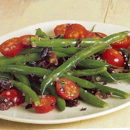 Green Beans with Cherry Tomatoes and Nicoise Olives