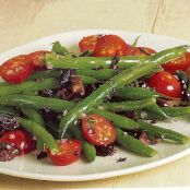 Green Beans with Cherry Tomatoes and Nicoise Olives
