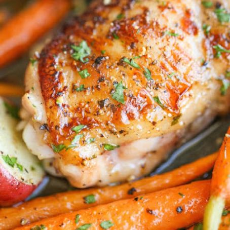 One Pan Garlic Ranch Chicken and Veggies