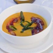 Butternut Squash Soup with Guanciale