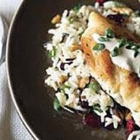 Creamy Chicken & Cranberry-Pecan Wild Rice