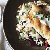 Creamy Chicken & Cranberry-Pecan Wild Rice