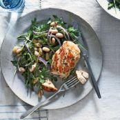Rosemary Chicken With Arugula and White Beans