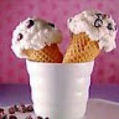 Ricotta and Chocolate Chip Ice Cream Cones
