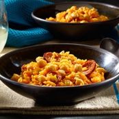 Chick Peas with Sausage and Rice