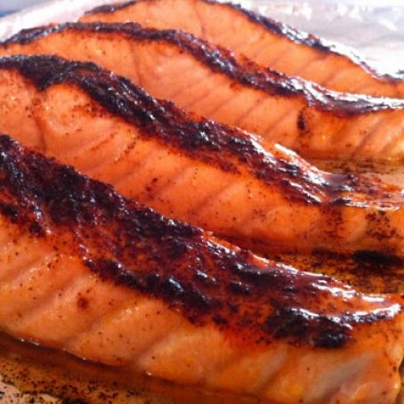 Chili-Maple Glazed Salmon