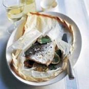 Sea Bass Baked in Parchment