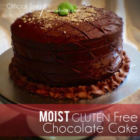 Moist gluten free chocolate cake