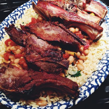 Country Ribs and Orzo