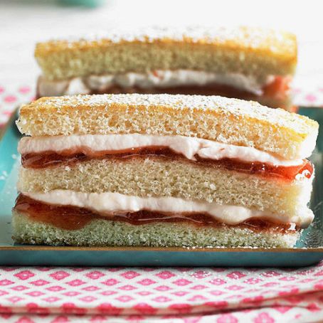 Raspberry and Vanilla Stack Cake