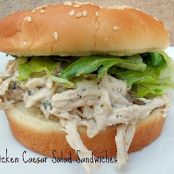Chicken Caesar Salad Sandwiches Slow Cooker