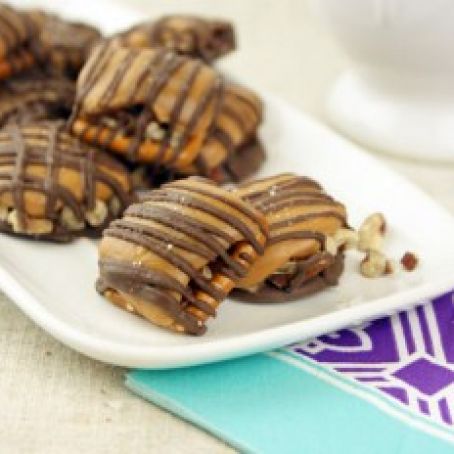 Salted Caramel and Pecan Turtles-2 Ways