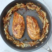 Caramelized Chicken with Almonds