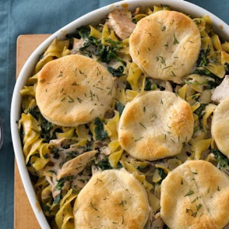 Creamy Spinach Tuna Casserole