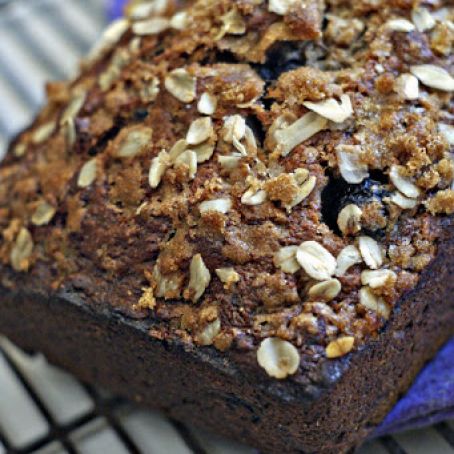 Whole Wheat Banana Blueberry Bread