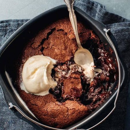 Gooey Spoon Brownies, Air Fryer