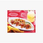 Shrimp & Sausage Skewers