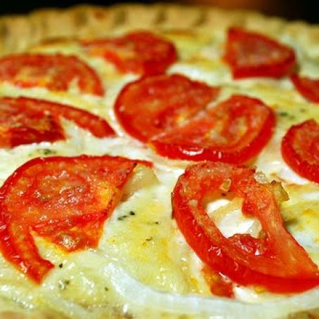 Vidalia Onion and Tomato Pie