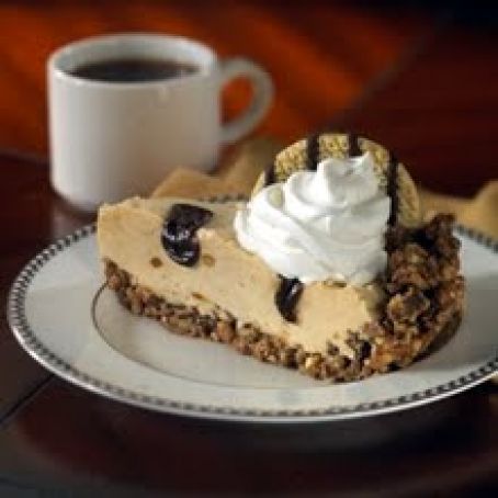 Peanut Butter and Chocolate Swirl Pie