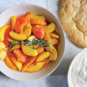 Peach-Tarragon Shortcake