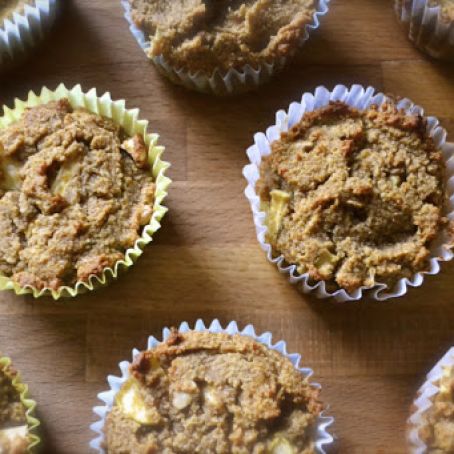 Baby- Grain-Free Pumpkin-Apple Muffins