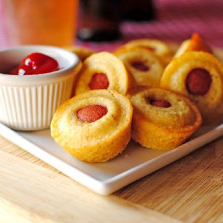 Mini Corn Dog Muffins