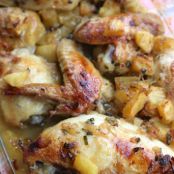 Roasted Pineapple Rum Chicken