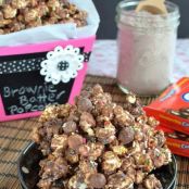 Brownie Batter Cookie Dough Popcorn