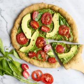 Pizza - vegan avocado