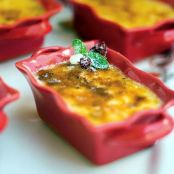 White Chocolate and Cranberry Creme Brulee