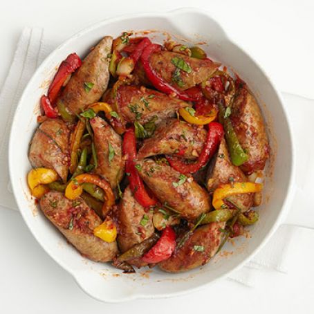 Turkey Sausage and Peppers