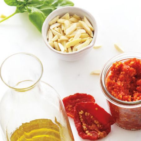 Sun-Dried Tomato and Almond Pesto