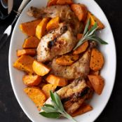 Roast Chicken with Butternut Squash
