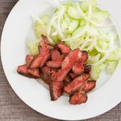 Grilled Asian Short Ribs with Cucumber Salad