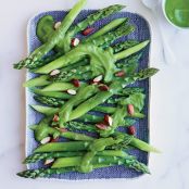 Pan-Roasted Asparagus in Asparagus Sauce