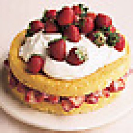 Strawberry Shortcut Cake
