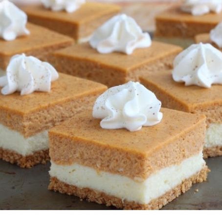 Pumpkin Pie Cheesecake Squares