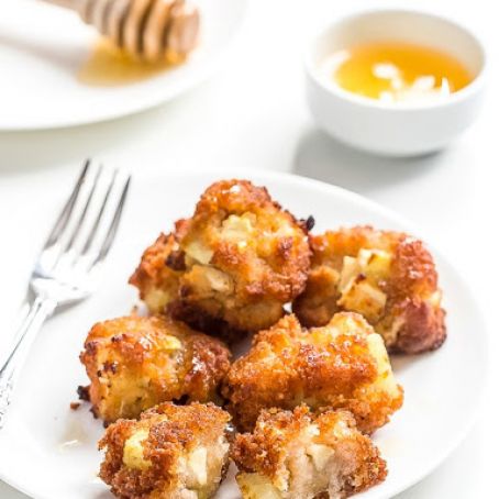 Healthy Oven Baked Apple Fritters