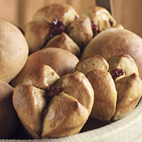Cranberry Pumpkin Rolls