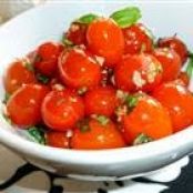 Cherry Tomatoes with Garlic and Basil