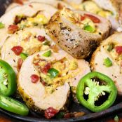 Jalapeno Popper Stuffed Pork Tenderloin