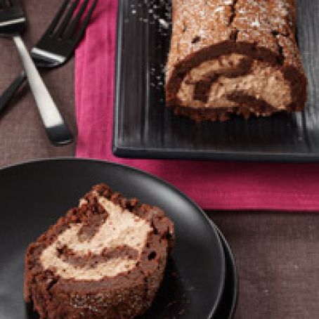 Bittersweet Mocha-Pecan Roll