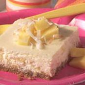Pina Colada Cheesecake Squares