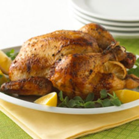 Greek-Style Lemon Roast Chicken