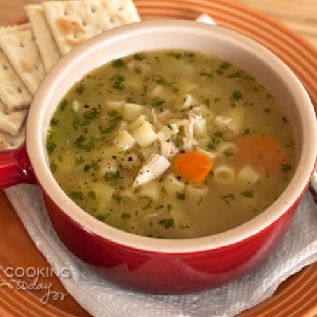 Pressure Cooker Chicken Noodle Soup
