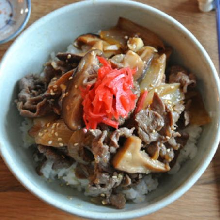 Gyudon, Japanese Beef Bowl