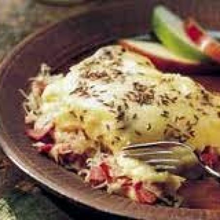 Instant Reuben Casserole